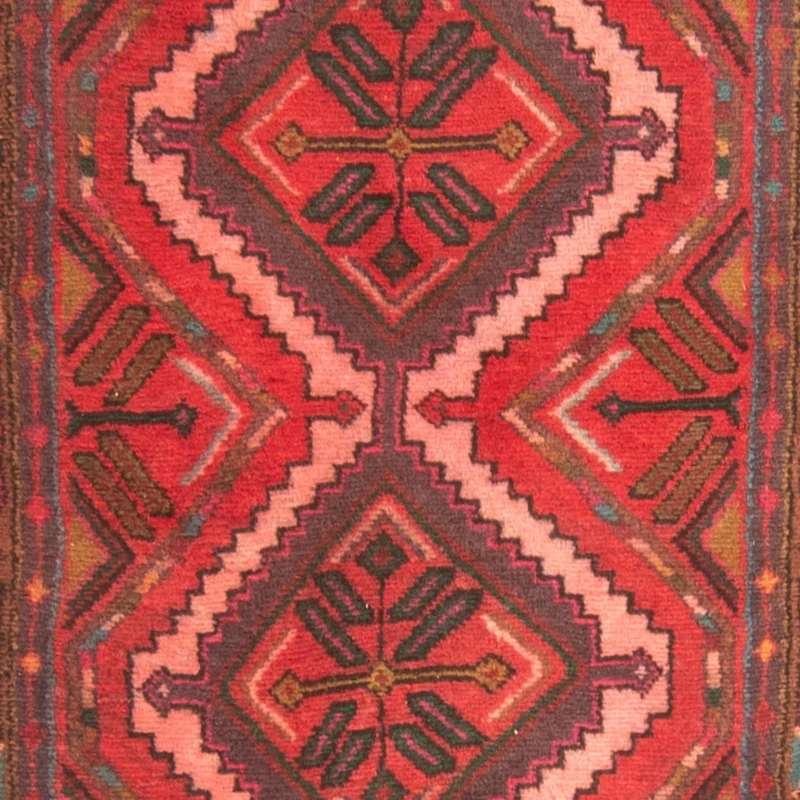 Orientteppich 80 x 282 cm - rot
