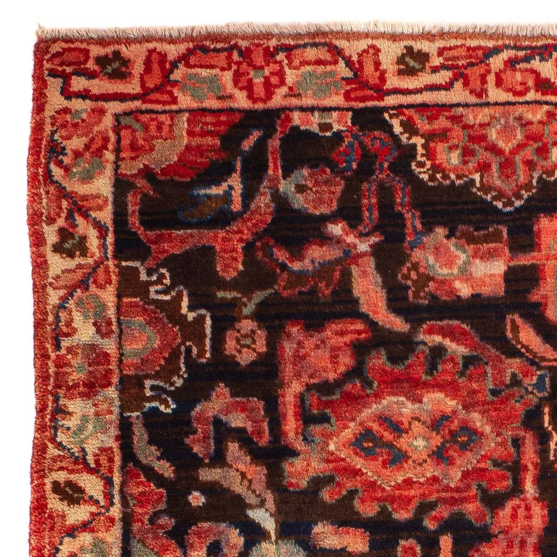 Perserteppich - Nomadic 95 x 118 cm - hellrot