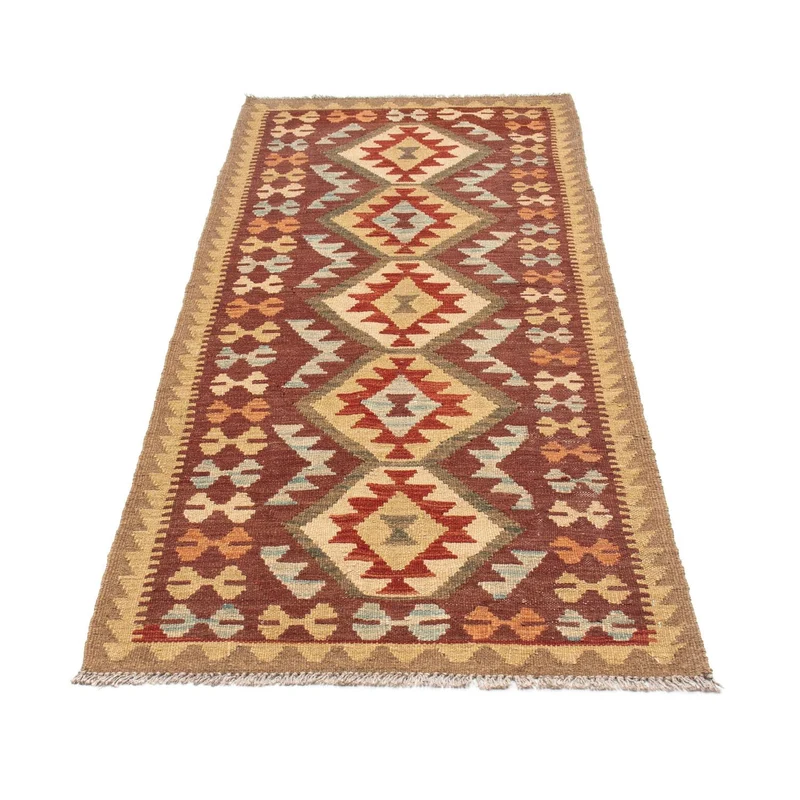 Kelim Teppich - Oriental 76 x 192 cm - braun