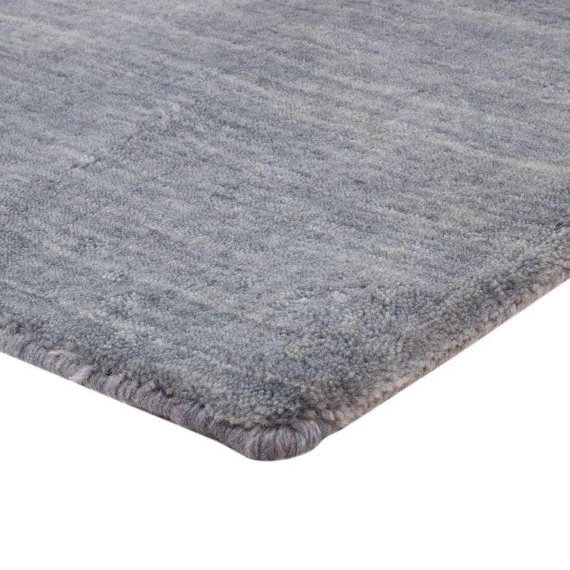 Gabbeh Teppich - Loribaft Softy quadratisch - 150 x 150 cm - grau