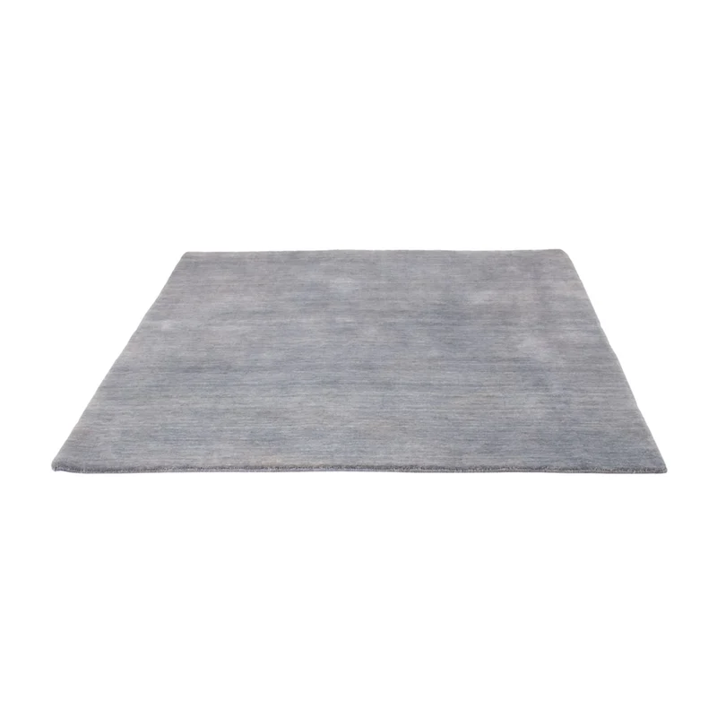 Gabbeh Teppich - Loribaft Softy quadratisch - 150 x 150 cm - grau