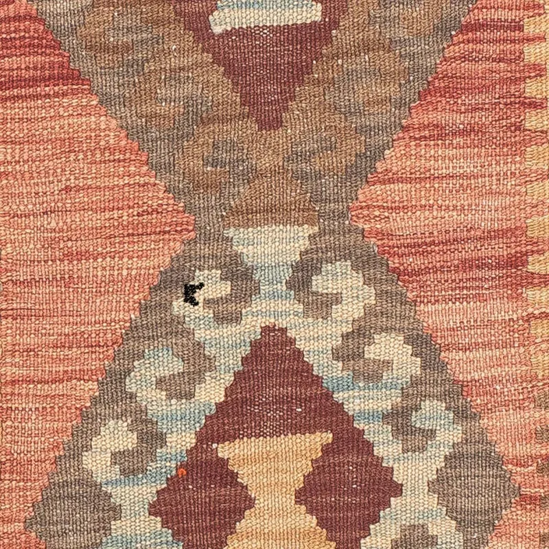 Kelim Teppich - Splash 67 x 202 cm - hellrot