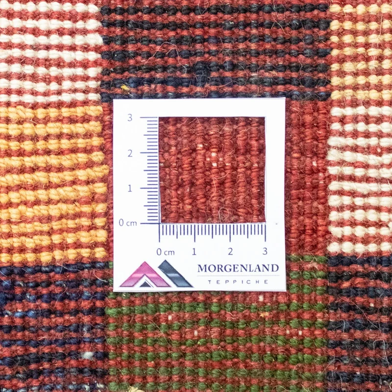 Gabbeh Teppich - Perser 40 x 60 cm - grün