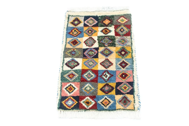 Gabbeh Teppich - Perser 40 x 60 cm - mehrfarbig