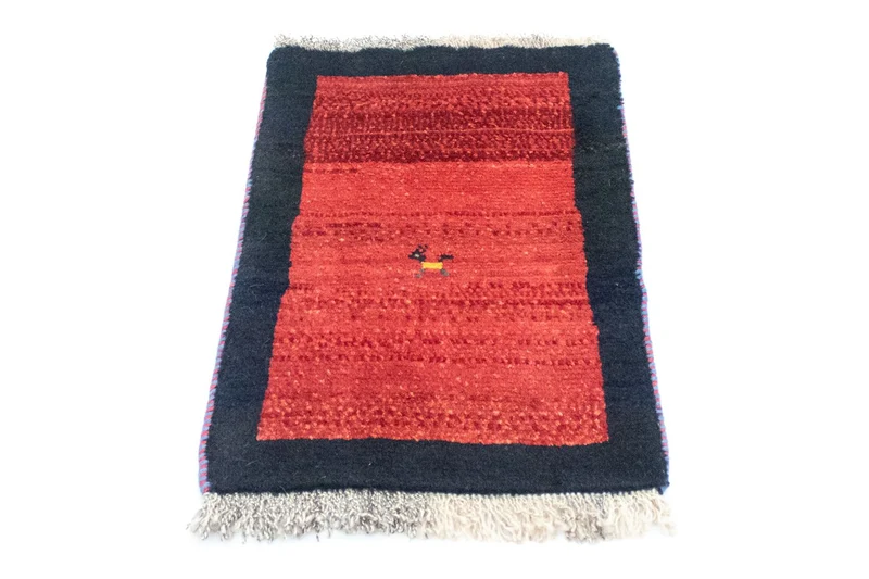 Gabbeh Teppich - Perser 40 x 60 cm - orange