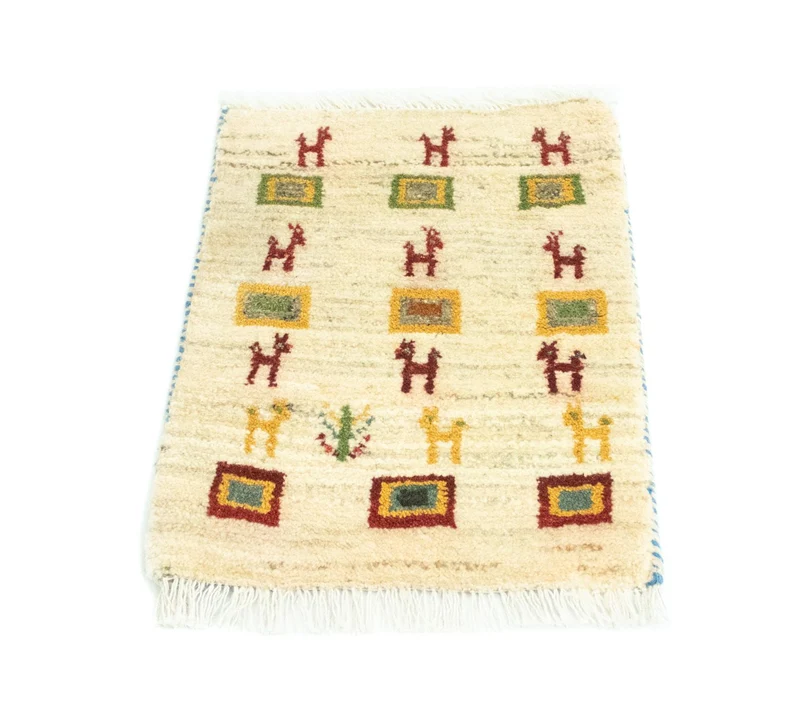 Gabbeh Teppich - Perser 40 x 60 cm - mehrfarbig