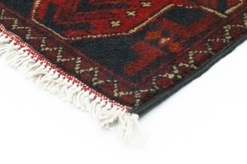 Afghan Teppich - Kunduz 83 x 125 cm - rot