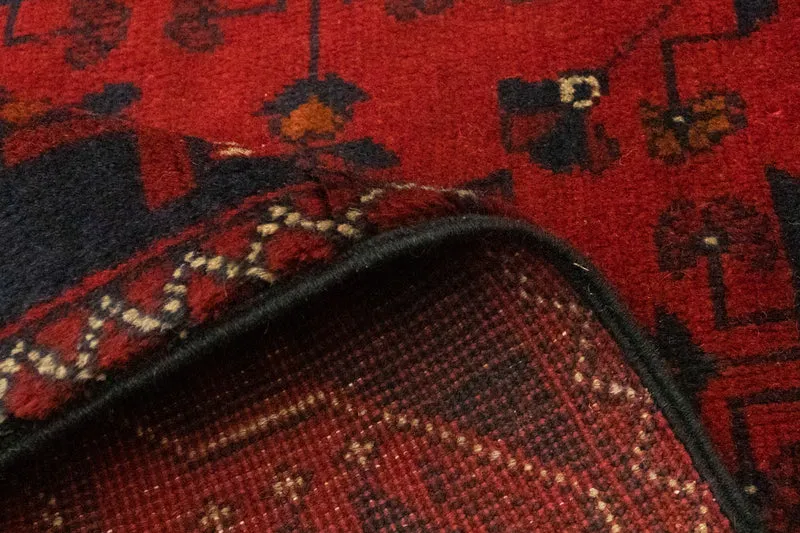 Afghan Teppich - Kunduz 83 x 125 cm - rot