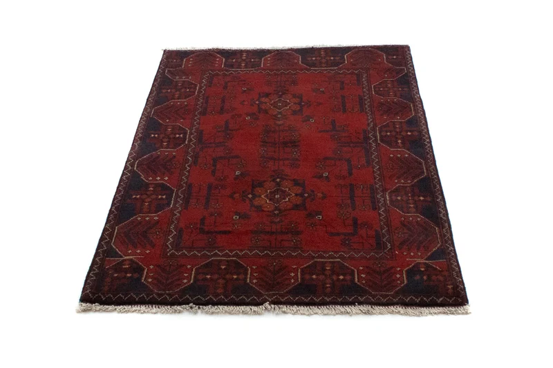 Afghan Teppich - Kunduz 83 x 125 cm - rot