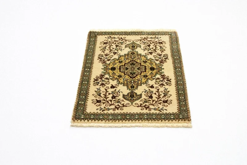 Perserteppich - Täbriz 62 x 87 cm - beige