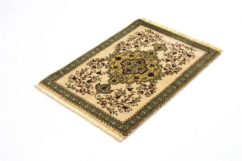 Perserteppich - Täbriz 62 x 87 cm - beige