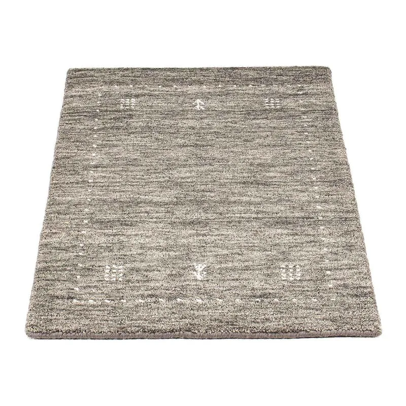 Gabbeh Teppich - Loribaft Indus 63 x 95 cm - grau