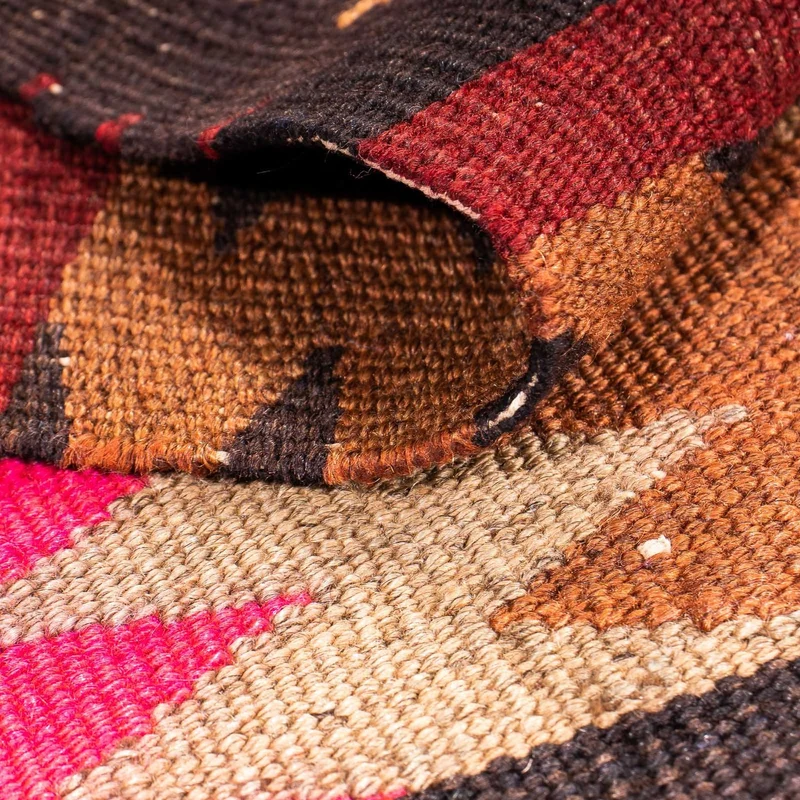 Kelim Teppich - Old 85 x 90 cm - mehrfarbig