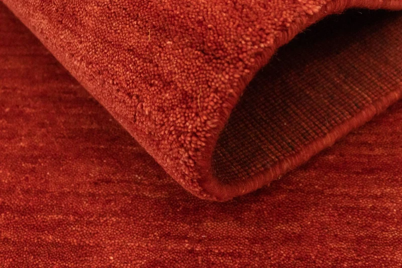Gabbeh Teppich - Softy 80 x 200 cm - rot