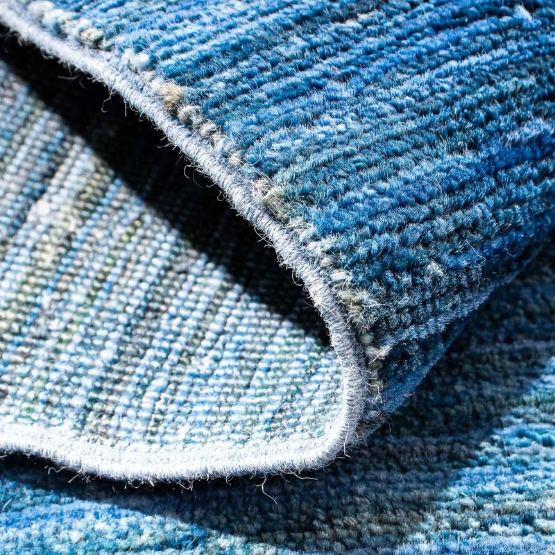 Ziegler Teppich - Modern 85 x 125 cm - blau