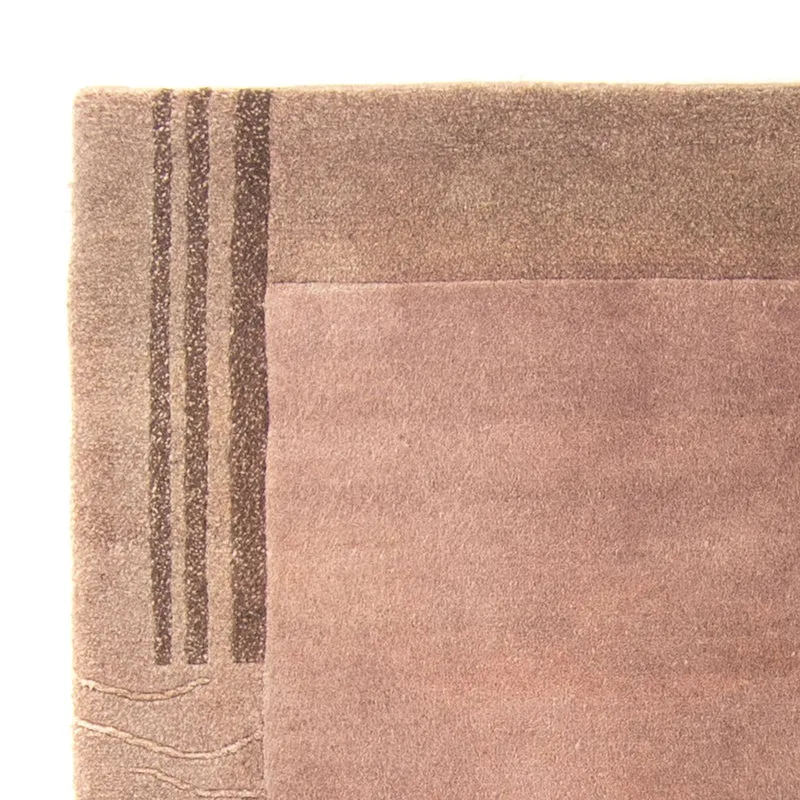 Nepal Teppich 124 x 180 cm - hellchoco