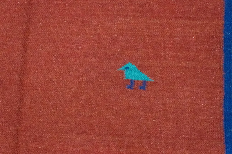 Kelim Teppich - Trendy 140 x 200 cm - orange