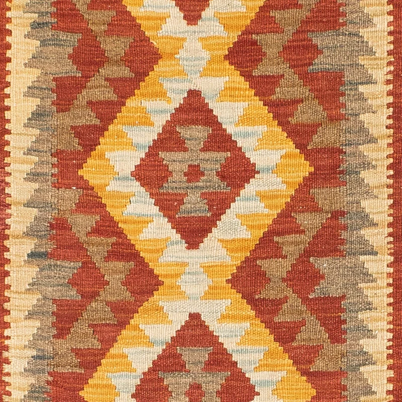 Kelim Teppich - Oriental 76 x 192 cm - rost