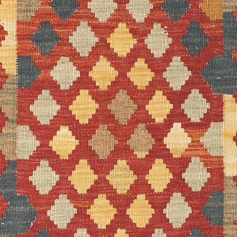 Kelim Teppich - Oriental 74 x 198 cm - hellrot