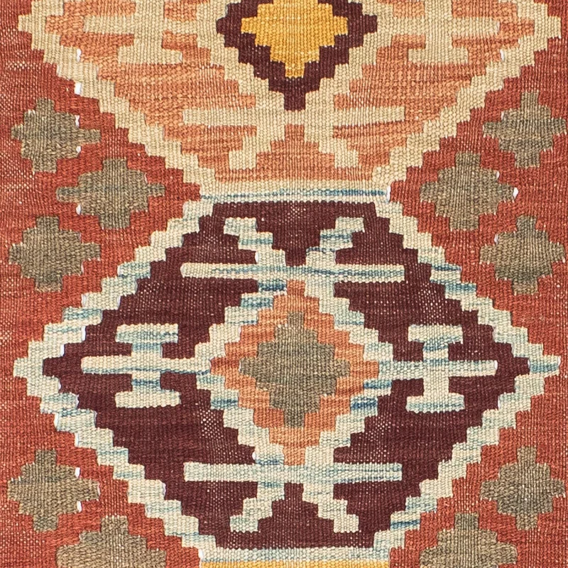 Kelim Teppich - Oriental 75 x 193 cm - braun