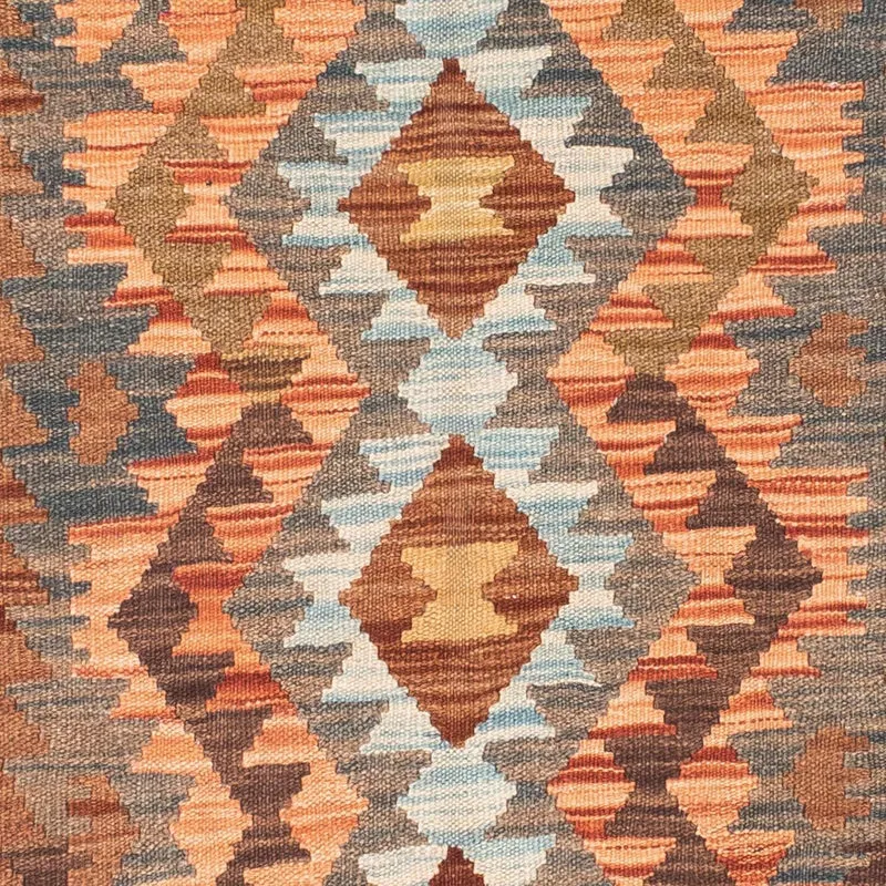 Kelim Teppich - Oriental 88 x 199 cm - hellbraun