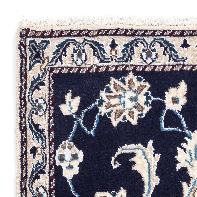 Perserteppich - Nain 68 x 138 cm - dunkelblau