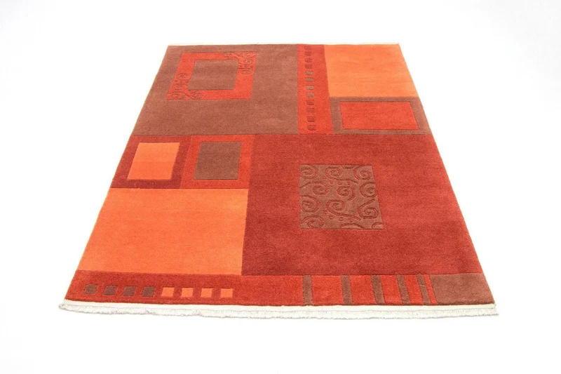 Nepal Teppich 131 x 185 cm - mehrfarbig