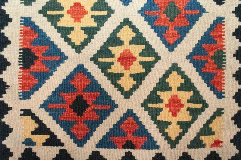 Kelim Teppich - Splash 63 x 88 cm - mehrfarbig