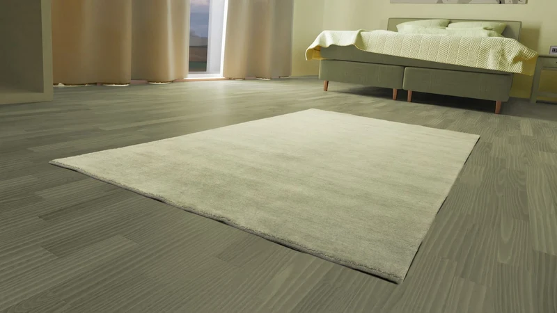 Gabbeh Teppich - Indus 90 x 160 cm - silber