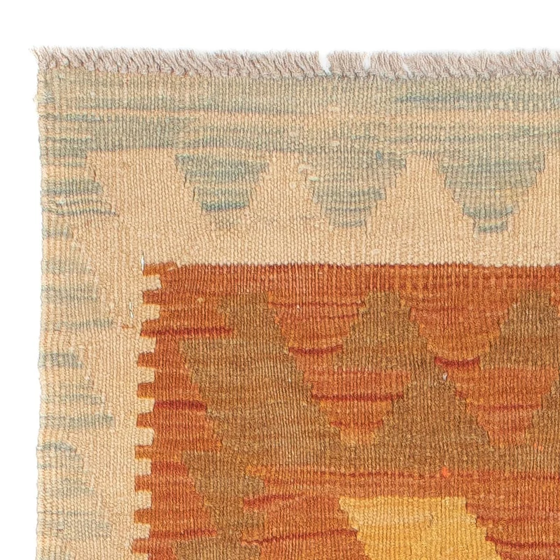 Kelim Teppich - Splash 62 x 202 cm - rost