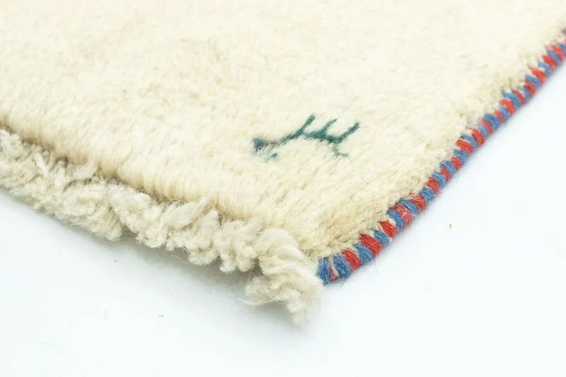 Gabbeh Teppich - Perser 40 x 60 cm - beige