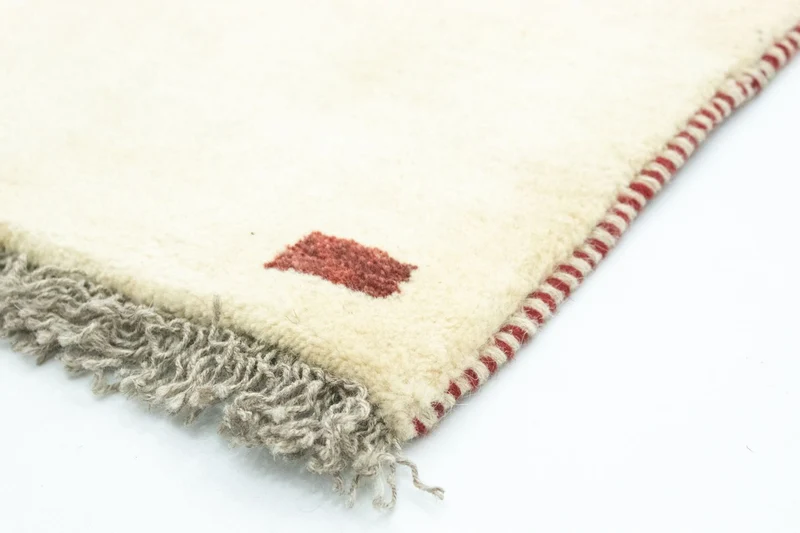 Gabbeh Teppich - Perser 40 x 60 cm - beige