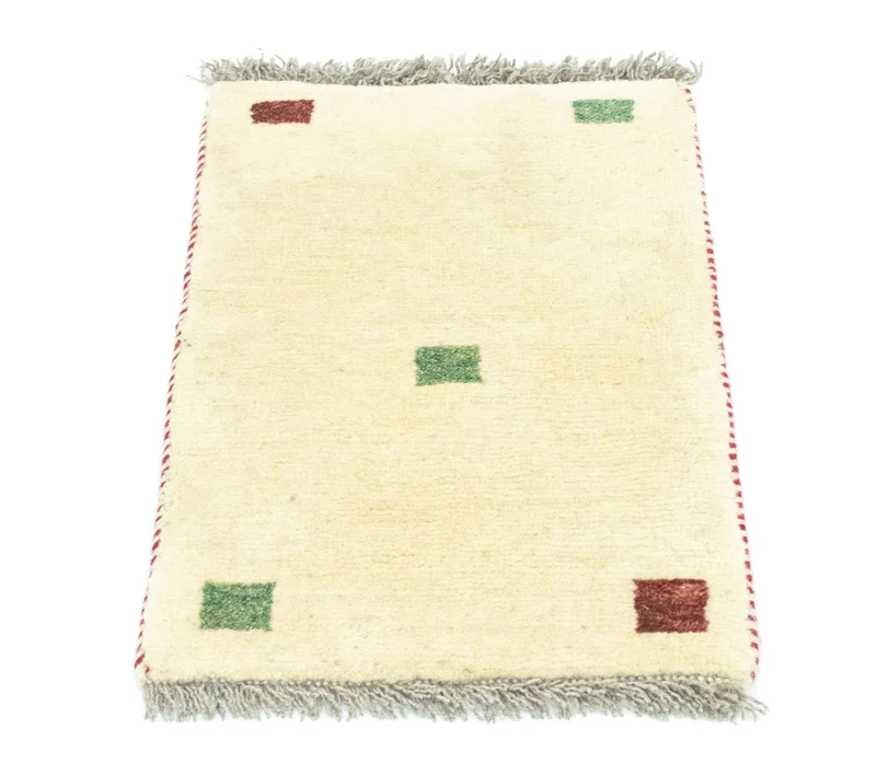 Gabbeh Teppich - Perser 40 x 60 cm - beige