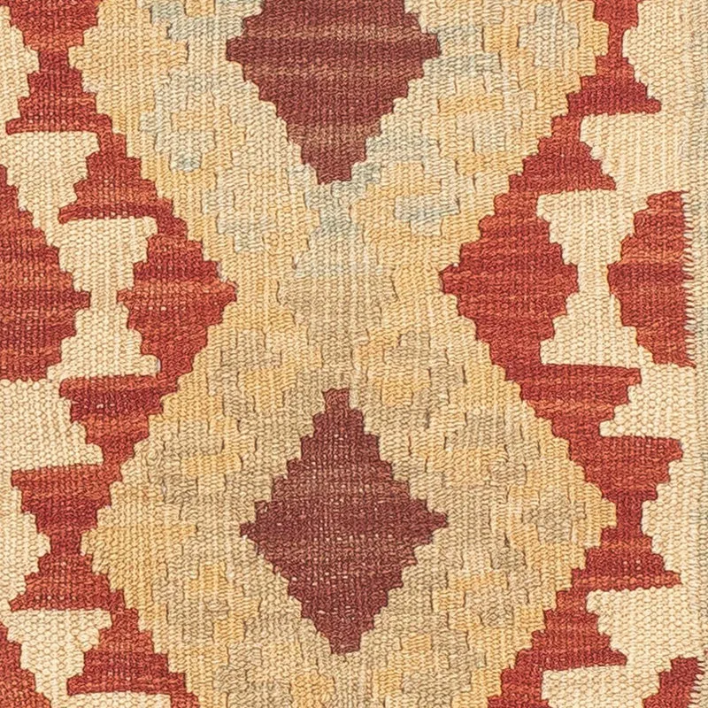Kelim Teppich - Splash 60 x 191 cm - hellbraun