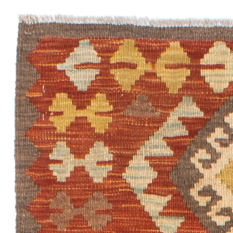 Kelim Teppich - Oriental 78 x 205 cm - rost