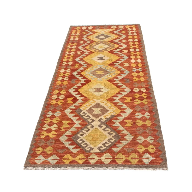 Kelim Teppich - Oriental 78 x 205 cm - rost