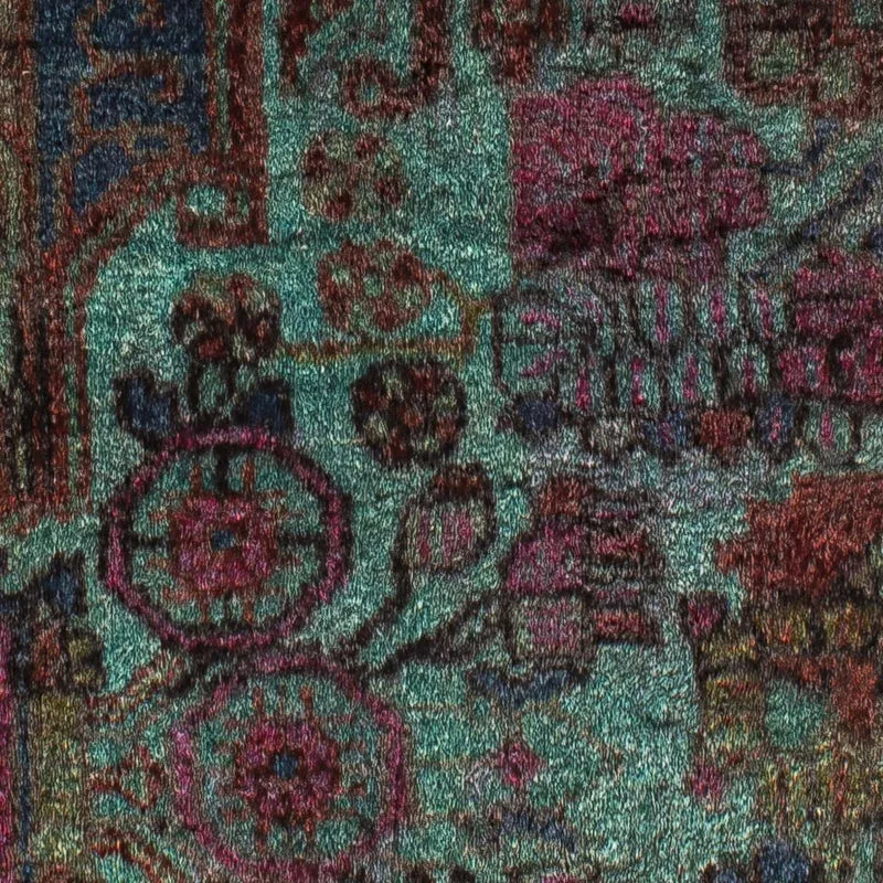 Orientteppich 80 x 111 cm - hellblau