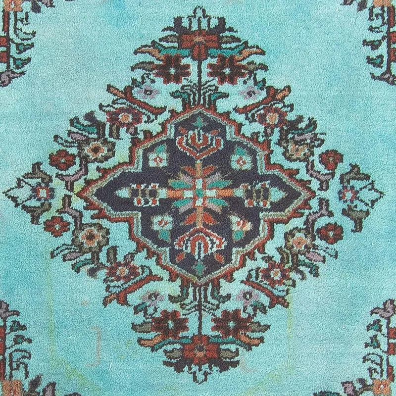 Orientteppich 97 x 180 cm - hellblau
