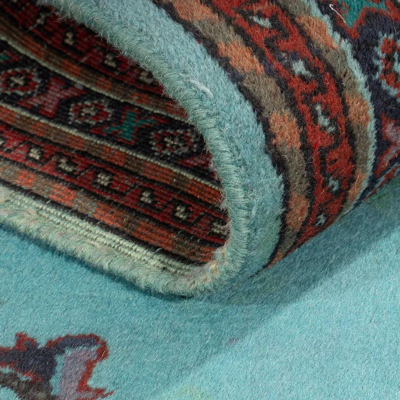 Orientteppich 97 x 180 cm - hellblau