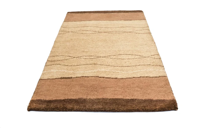 Gabbeh Teppich - Indus 90 x 160 cm - braun
