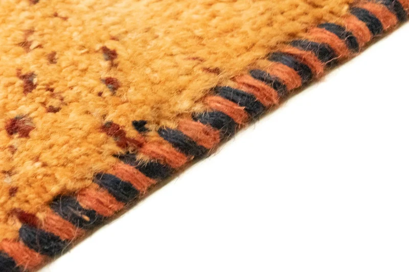 Gabbeh Teppich - Perser 58 x 86 cm - gold