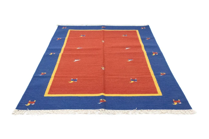 Kelim Teppich - Trendy 140 x 200 cm - rot