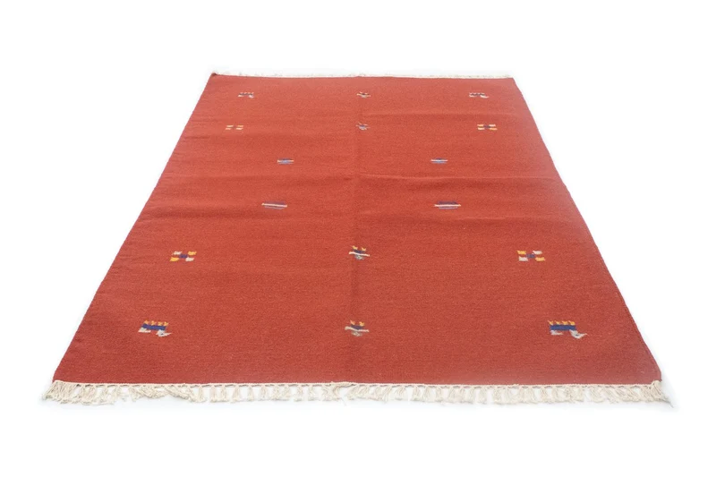 Kelim Teppich - Trendy 140 x 200 cm - rot
