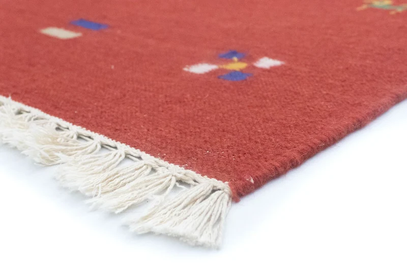 Kelim Teppich - Trendy 140 x 200 cm - rot