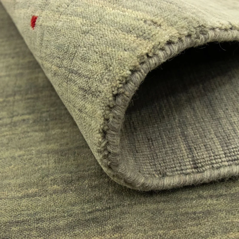 Gabbeh Teppich - Softy 141 x 201 cm - silber