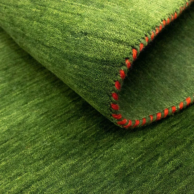 Gabbeh Teppich - Softy 145 x 196 cm - grün