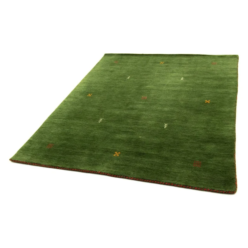 Gabbeh Teppich - Softy 145 x 196 cm - grün