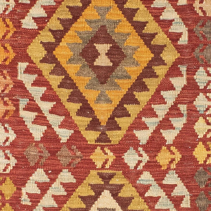 Kelim Teppich - Oriental 78 x 189 cm - dunkelrot