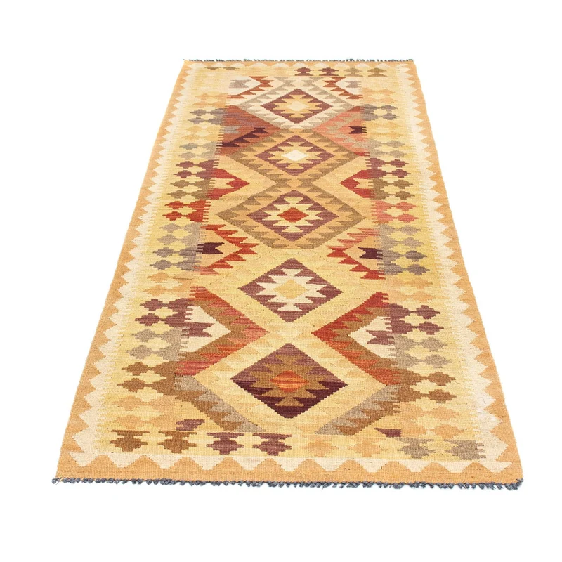 Kelim Teppich - Oriental 77 x 191 cm - hellbraun