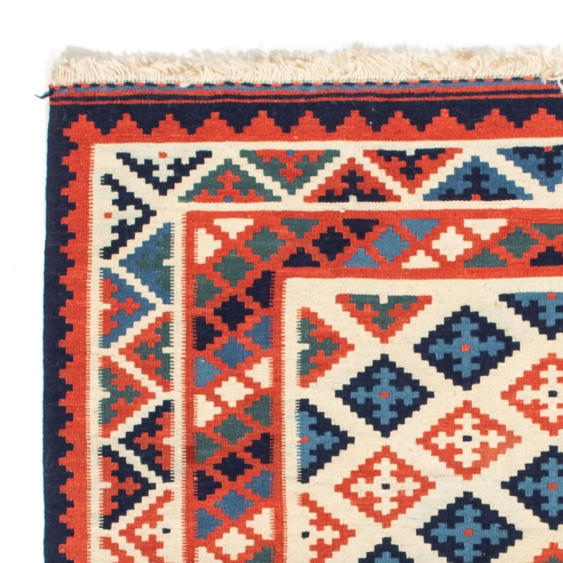 Kelim Teppich - Oriental 104 x 110 cm - rost